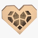 CAJA CORAZON CH KFT VENTANA (PAQ DE 10 PZAS)