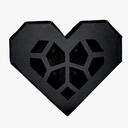 CAJA CORAZON CH NGO VENTANA (PAQ DE 10 PZAS)