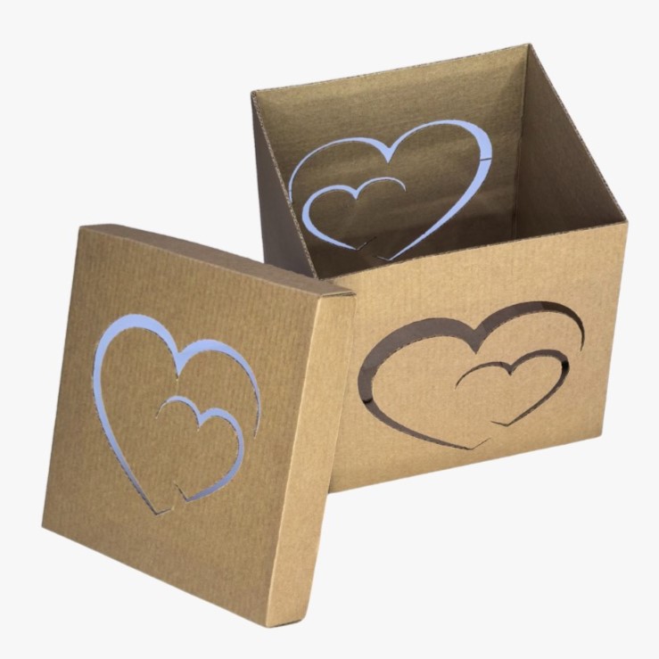 CUBO 30 KFT CORAZONES (PAQ DE 10 PZAS)