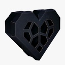 CAJA CORAZON CH NGO VENTANA (PAQ DE 10 PZAS)