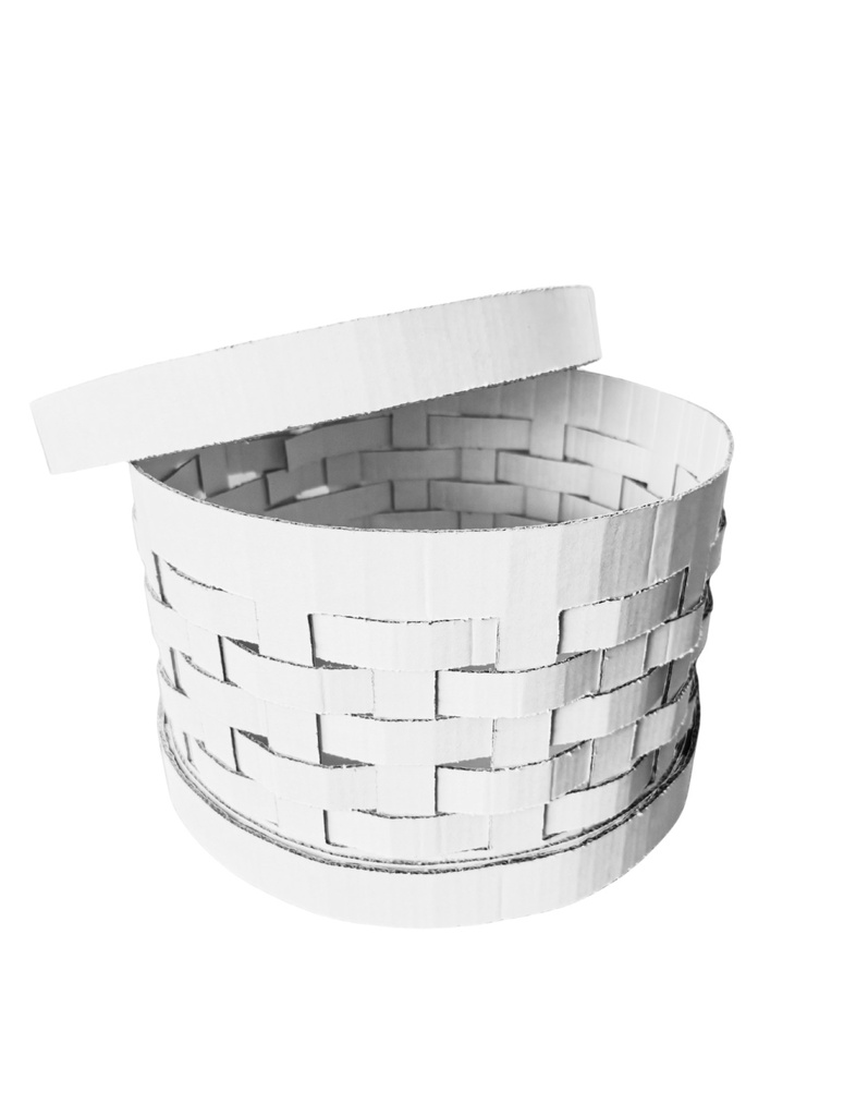 ESTUCHE REDONDO BCO (PAQ DE 5 PZAS)