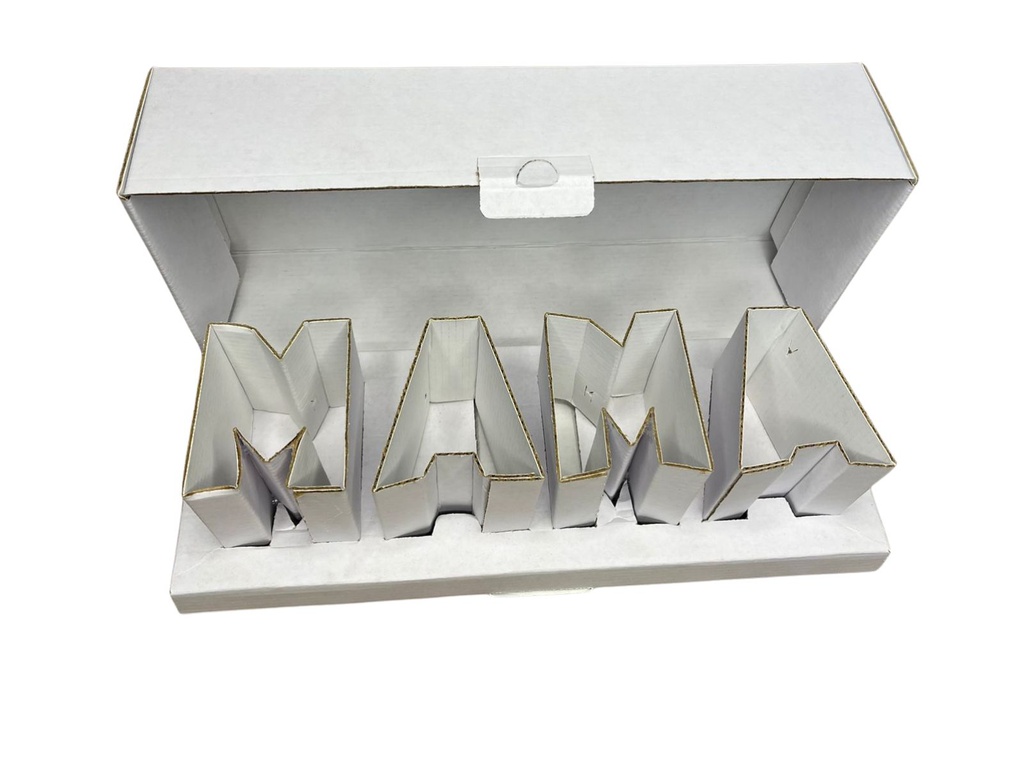 ESTUCHE MAMÁ BCO (PAQ DE 5 PZAS)