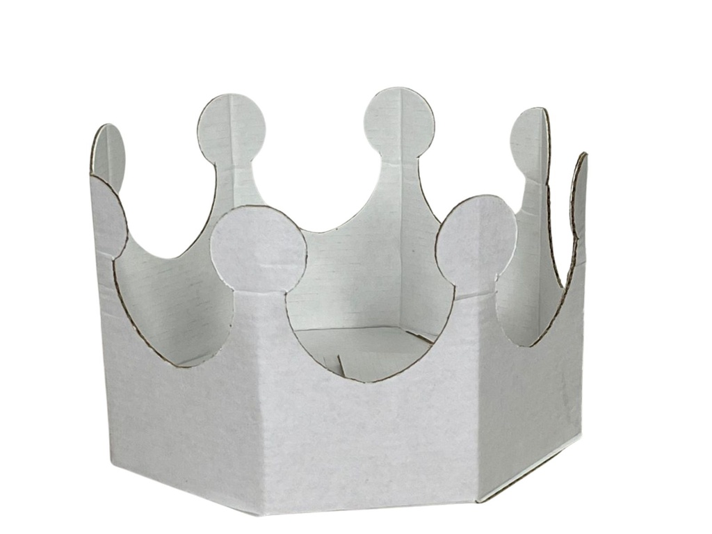 CHAROLA CORONA BCO (PAQ DE 10 PZAS)