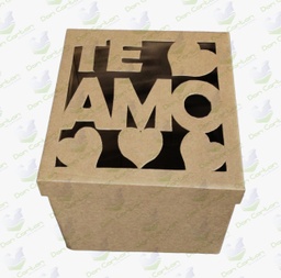 [DC0069] CUBO 22 KFT TE AMO (PAQ DE 10 PZAS)