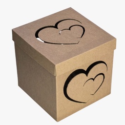 [CL0046] CUBO 22 KFT CORAZONES (PAQ DE 10 PZAS)