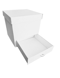 [CL0055] CUBO 22 CAJON BCO (PAQ DE 5 PZAS)