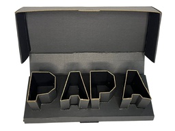 [CL0068] ESTUCHE PAPÁ NGO (PAQ DE 5 PZAS)
